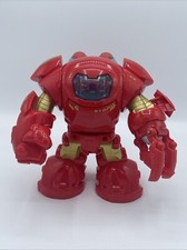 Marvel Super Hero Squad Iron Man Hulk Buster Armor Imaginext Spinning Fist