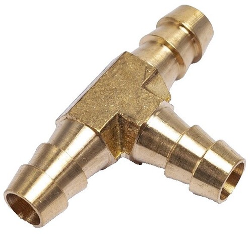 FasParts Laton Derecho Macho 1/8" Espiga Para Manguera - 1/4" NPT Macho