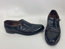 Allen Edmonds Hardwick Plymouth Single Monk Strap Shoes Mens 14 AAA Black