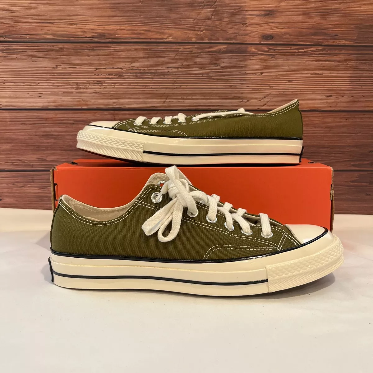 Converse Chuck Star 70 Ox Dark Moss Low-Top Shoes 171568C | eBay