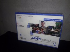 Freedom Scientific JAWS Windows 4.5 Screen Reading Software Impaired Braille
