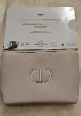 Dior Beauty コスメバッグ Dior Beauty Light Pink Makeup Cosmetics Bag | eBay