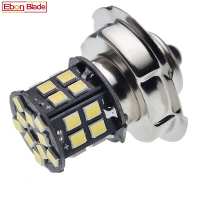 P26S 2835 30 LED 6V / 12V DC Motorrad Scheinwerfer Lampe Frontbirne Globus Weiß
