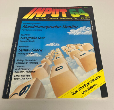 INPUT 64 Magazin Ausgabe 11/87 Disk