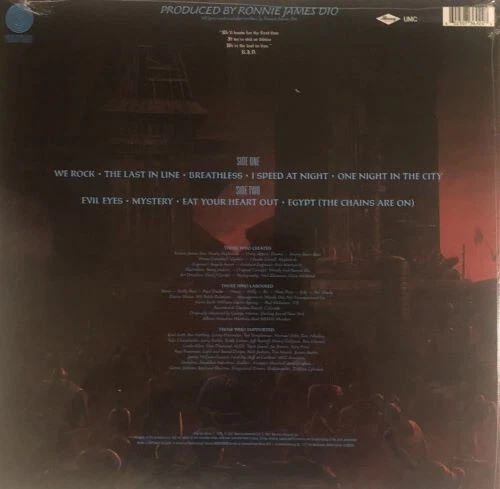 Dio - The Last In Line (180gm LP, 2021 Vertigo, EU, 0736924, Sealed) - Image 2 of 2