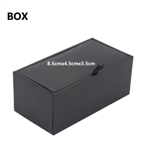Men Rhinestone Crystal Oval Cufflink Wedding Party Business Cuff Links With Box - Picture 2 of 9