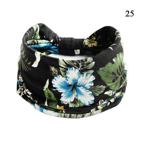 Diadema ancha elástica de yoga para damas banda para el cabello deportiva turbante envoltura para la cabeza para mujeres H - Imagen 131 de 162