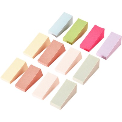 24pcs Delicate Portable Gradient Nail Sponges Nail Coloring Sponge