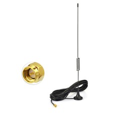 100-1800MHz UHF VHF HF 5dBi Magnetic Base SMA Antenna for RTL SDR Software Radio