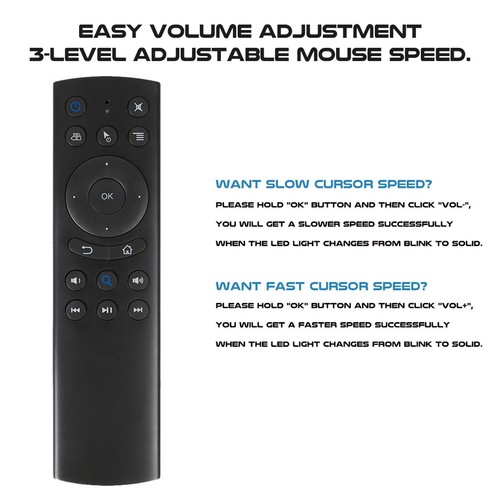 Wireless Bluetooth 5.0 Air Mouse Universal Remote Control for Android Smart TV - Picture 9 of 12