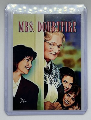 Mrs. Doubtfire Limited Edition Artist Signed  Robin Williams  Trading Card 4/10