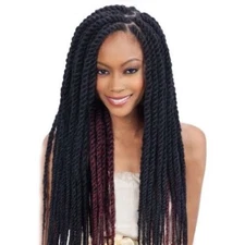 CUBAN TWIST 16" - FREETRESS EQUAL SYNTHETIC LONG MARLEY BRAID DOUBLE STRAND