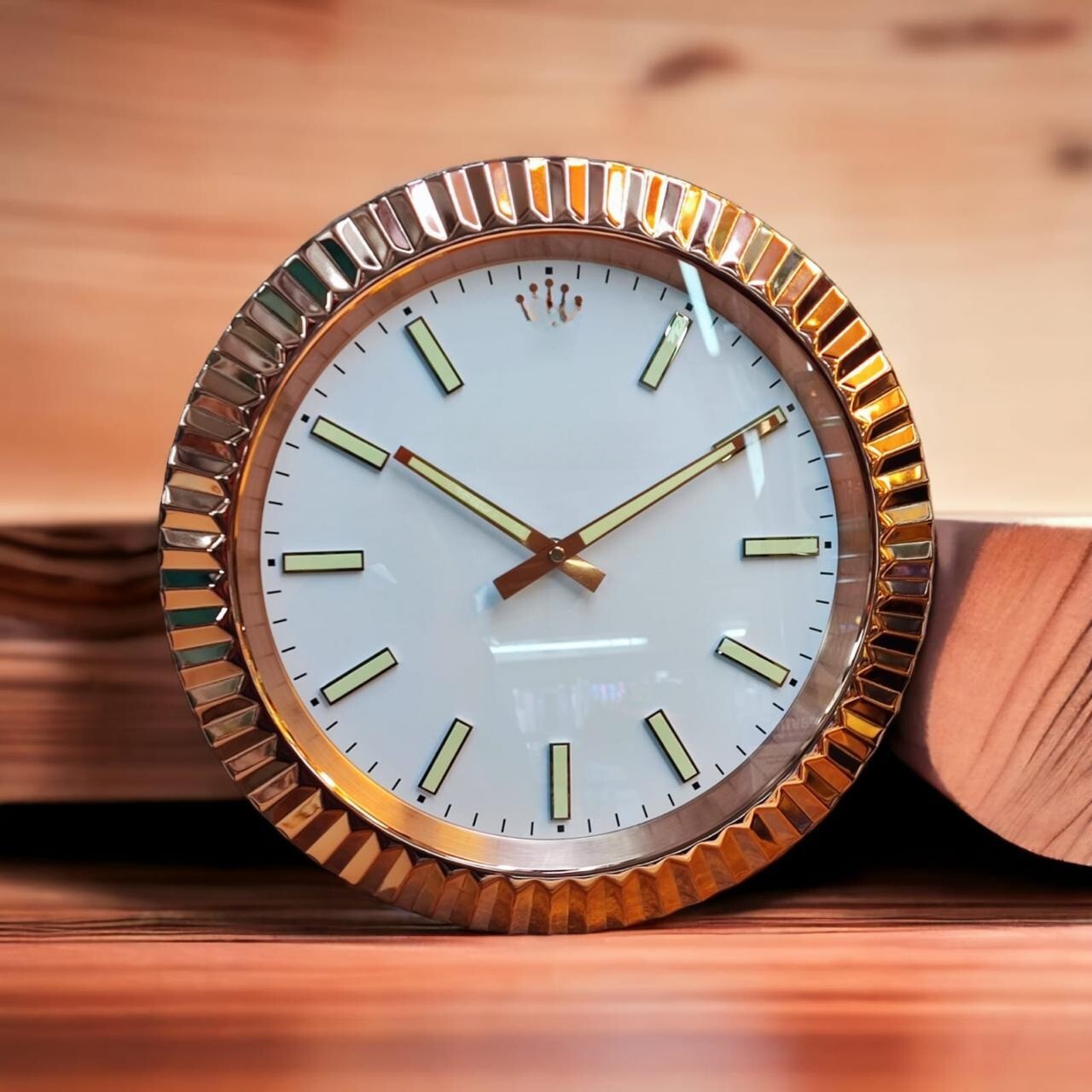 Antique vintage Rulexx oyster Wimbledon luminous wall clock-image