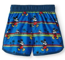 Mickey Mouse Baby Boy Swim Trunks, Color Blue, UPF 50 Sun Protection