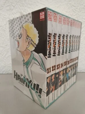 Haikyu!! Sammelschuber mit Bd 11-20, kompl, KAZE/Crunchyroll, Manga, dt., NEU