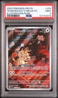 Team Rocket's Meowth 203/182 PSA 9 Illustration Rare DRI Pokemon 2025