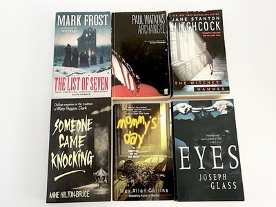 Vintage Mystery Thriller Suspense Book Bundle x 6 - Mixed Authors