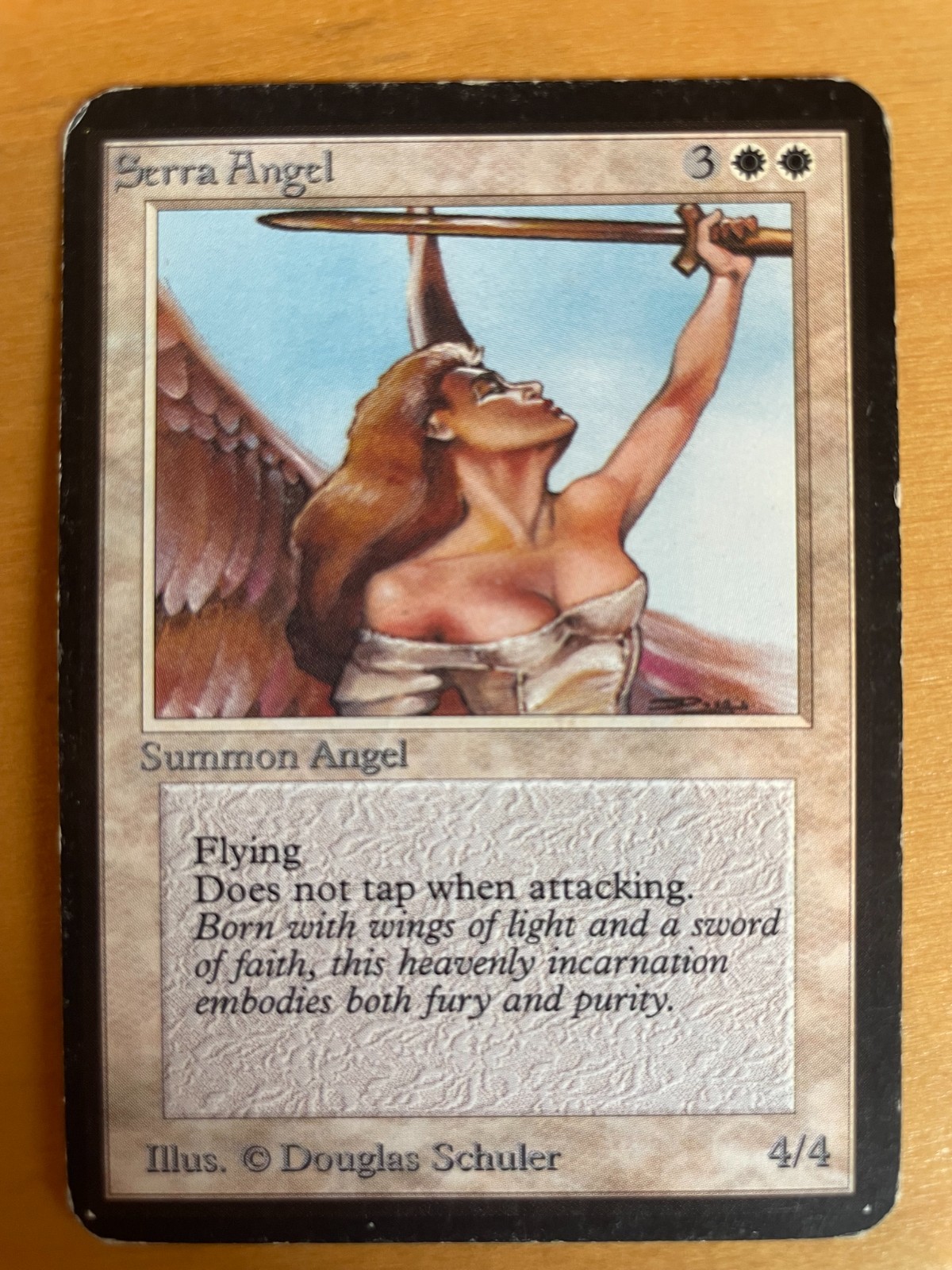Magic the Gathering Serra Angel Alpha Edition
