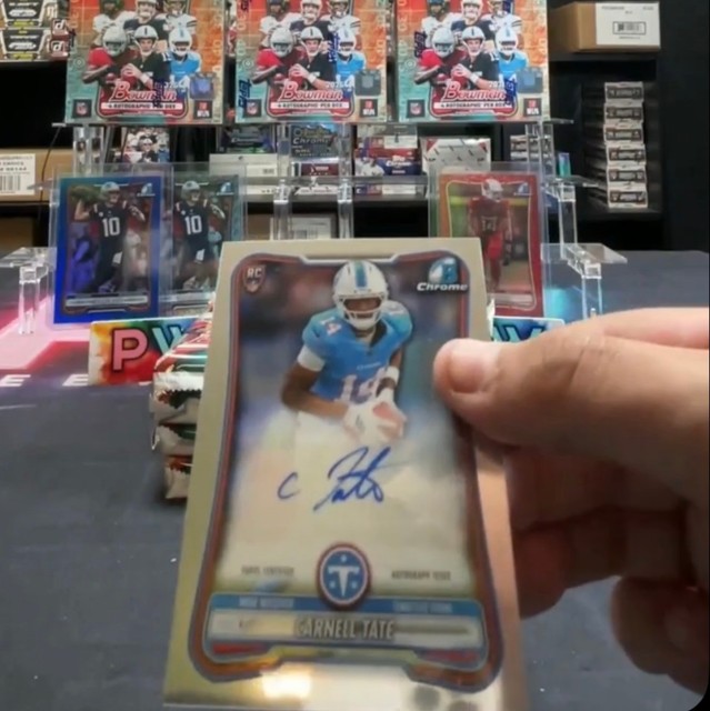Carnell Tate 2026 Bowman Chrome Rookie Auto