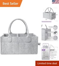 Baby Diaper Caddy Organizer, Car Caddy, Portable Organizer for Changing Table...