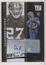 2019 Panini Black Rookies Auto 3/75 Deandre Baker #60 Auto 0c2