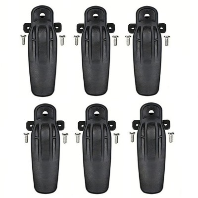 6X KBH-11 BELT CLIP FOR KENWOOD NX200,300,410,411,200G, TK5210G,5220,5310,5410.