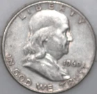 * 1960-D Franklin Half Dollar 90% Silver As Shown
