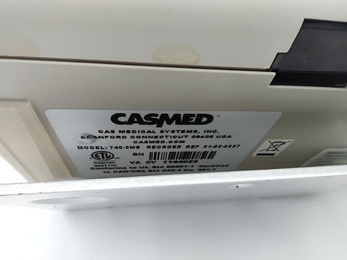 Casmed 740 Patient Vital Signs Monitor Powers On Screen & Buttons Tested 740-3MS - Picture 12 of 12