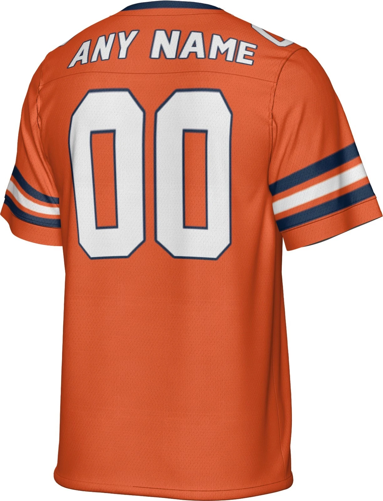 Custom Broncos Personalized Orange Jersey