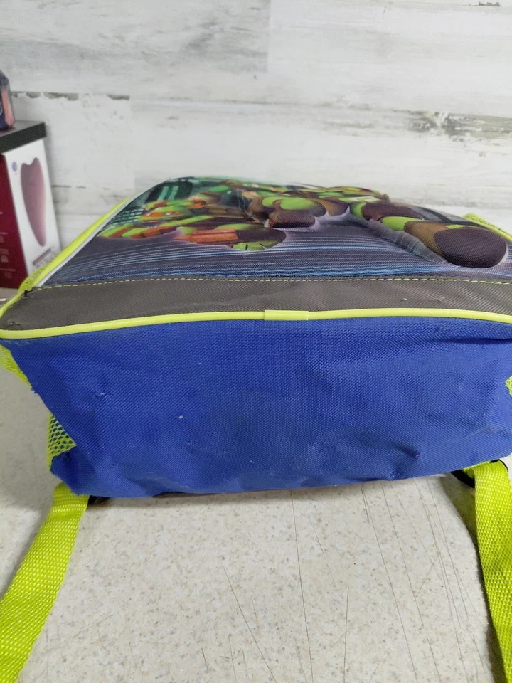 TMNT Ninja Turtles Backpack 16" Large Bookbag Rare School Tote - Image 3 of 4