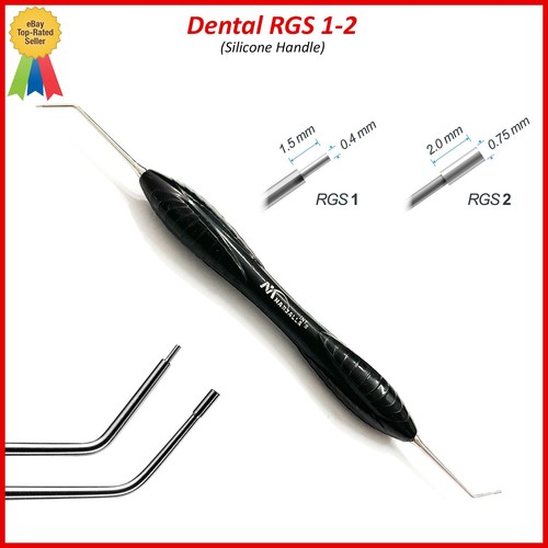 Dental Instrument RGS 1-2 Silicone Handle Depth Dimensions for Restorations - Picture 2 of 2