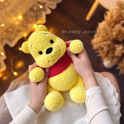 Handmade Crochet Animal, Bear Pig Donkey Roo Tiger Plush