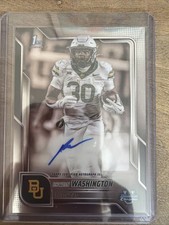 2025 Bowman University Chrome #BCA-BWA Bryson Washington Prospect Autographs