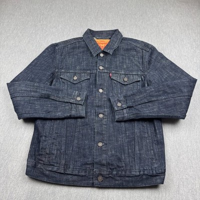 Levi's Denim Jacket Medium Mens Blue Trucker Western Rodeo Classic Denim