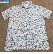 Rhoback Men  s Performance Polo Shirts Golf Lot Six Sizes S  3XL