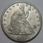1875 Liberty Seated Silver Half Dollar - 50C - No Reserve!