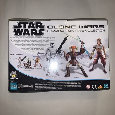 スターウォーズ DVD フィギュアコレクション Hasbro Star Wars Clone Wars Commemorative Collection Action Figure