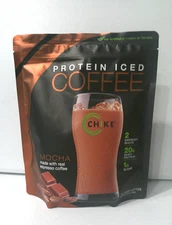 NEW Chike High Protein Iced Coffee, Mocha, 15.3 oz (434 g), 20g Whey Protein