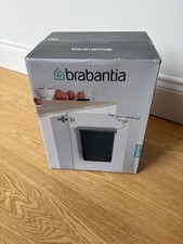 Image of Brabantia Built-in 10L Inside Cupboard Bin Black Removable Inner Bucket New