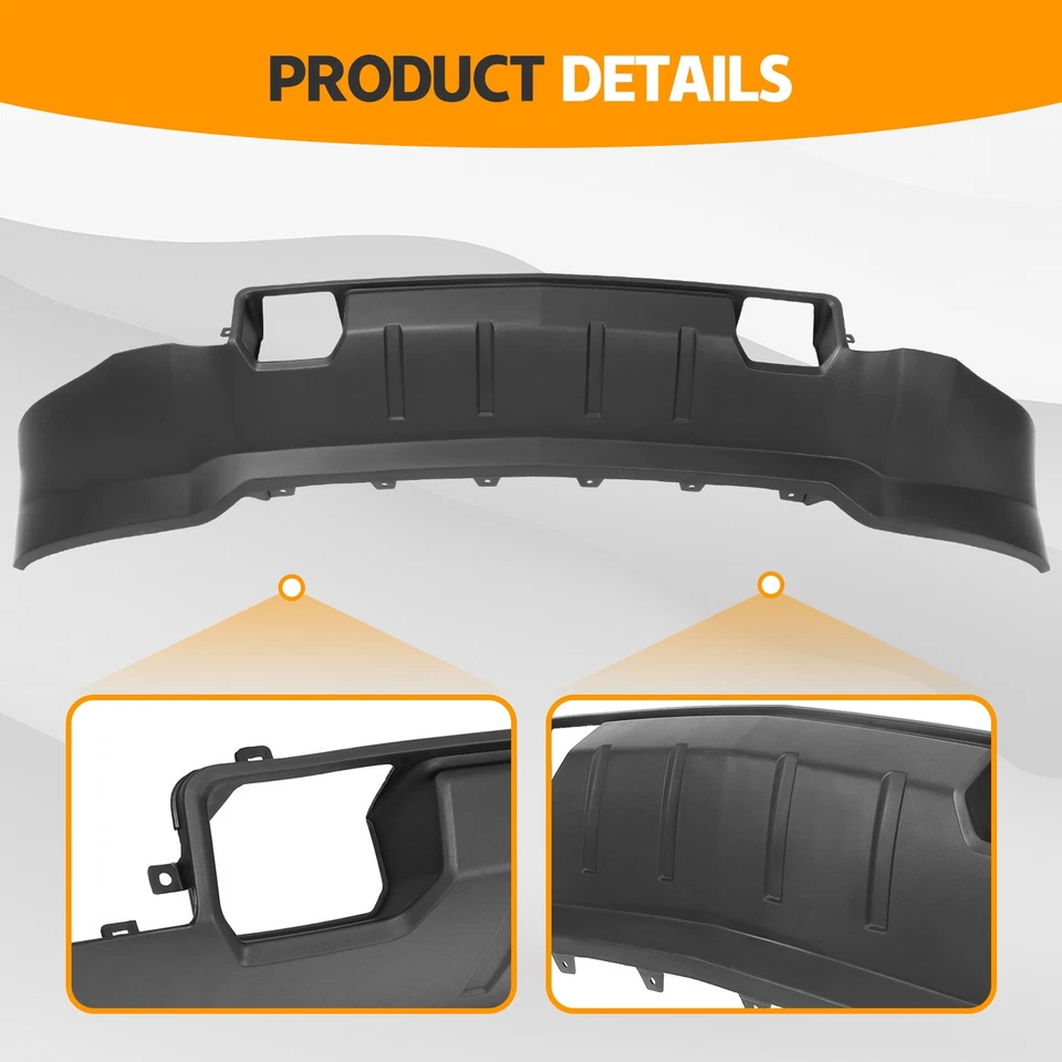 Air Dam Deflector Bumper Valance Panel For 2015-19 Chevy Silverado 2500HD 3500HD - Image 4 of 4