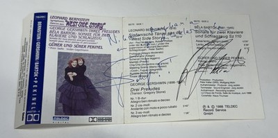 GÜHER & SÜHER PEKINEL BERSTEIN GERSHWIN (1990) SIGNED CASSETTE MADE IN TURKEY