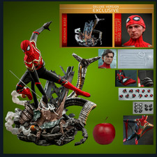 SIDESHOW HOT TOYS MMS624 MARVEL SPIDER-MAN NO WAY HOME INTEGRATED SUIT DELUXE