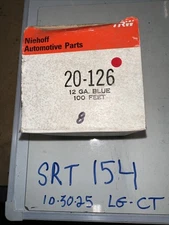 Niehoff Automotive Products  12 Gauge Plastic Insulated Primary Blue Wire 20-126