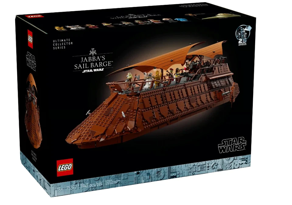 LEGO 75397 Star Wars Jabba’s Sail Barge – Colección UCS – Sellado de fábrica Foto 3 de 4