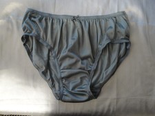 Nylon Bikini Panty with Nylon Gusset and Little sexy Bow 6-7 Mose Green