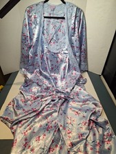 Amoureuse nightgown And Robe Set, Woman's Plus 22/24, Floral, Polyester