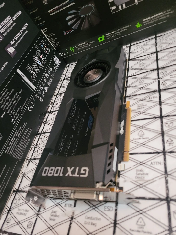 Zotac Blower Nvidia Geforce GTX 1080 8gb PC Gaming Graphics card Expertly Tested - Image 2 of 4