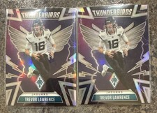 Panini Phoenix NFL Jacksonville Jaguars Trevor Lawrence Thunderbirds Lot of 2