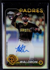 2024 Topps Chrome Update #RA-MWA Matt Waldron Autographs Refractors #/499