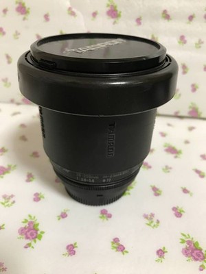Telephoto lens for NIKON, TAMRON AF 28-200mm f/3.8-5.6, with hood